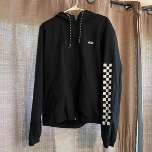 Vans Kastle Black Windbreaker Jacket